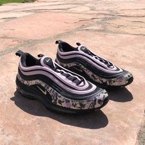 Nike shoes purple neon color